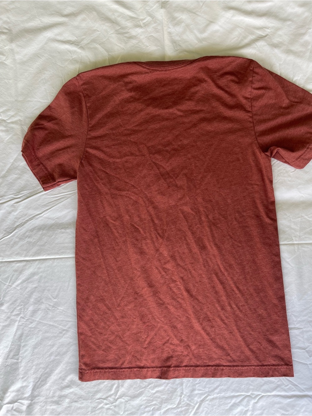 Campfire Babe Stay Wild and Free Graphic Tee Rust Red Short Sleeve T-Shirt - Picture 3 of 5